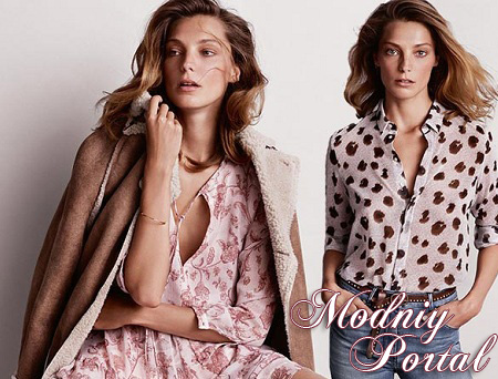 Daria Werbowy в рекламной кампании Mango